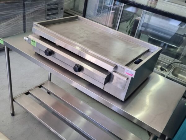 Chapa a gás em inox reforçado